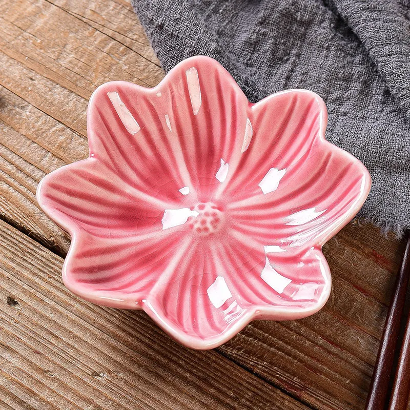 
Christmas Dinnerware flower Plate Party Decor Platter Snack Serving Tray for Nuts/Chips/Cookies/Candy Dish 