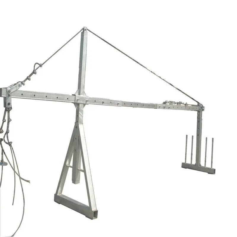 Material lifting hot dip galvanized hoist powered harga gondola gedung gondola lift