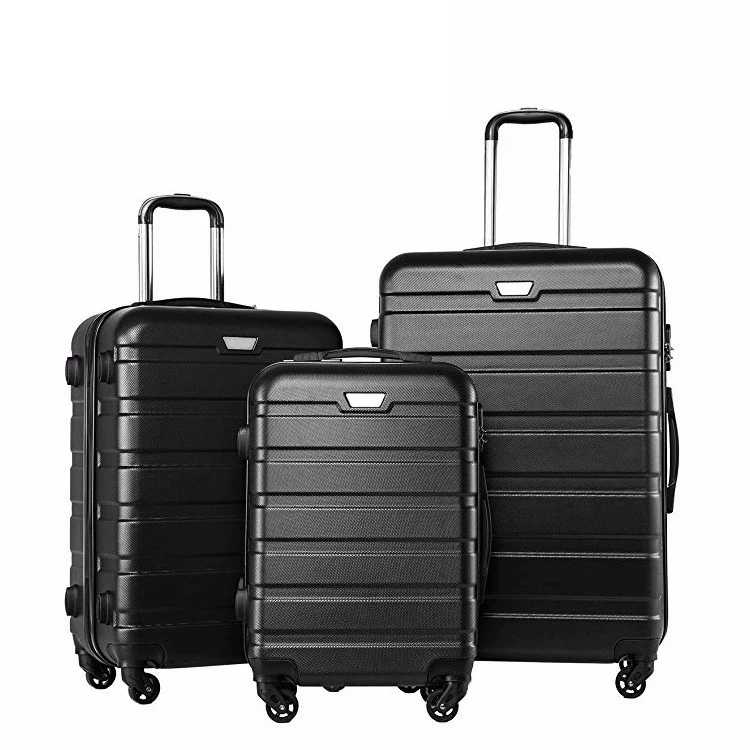 3 pcs Set 4 pcs Set ABS grocery trolley bag Luggage Hard Side Lightweight Suitcase set