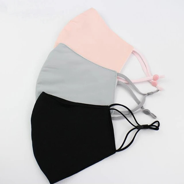 
sun protection washable fashionable breathable pure silk 3D mouth muffle 