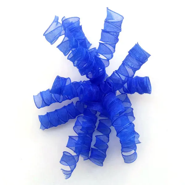 Украшение для упаковки на День святого Валентина, свадьбу, вечеринку, ткань, органза, прозрачная шифоновая лента, крутящийся бант, ткань, завитой бант