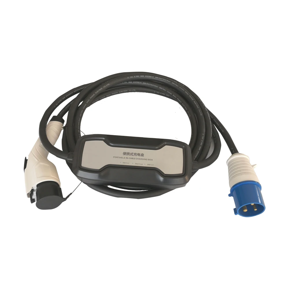 
Strength manufacturer level2 SAE J1772 type 1 32A 5M NEMA14-50 portable AC EV charging station 