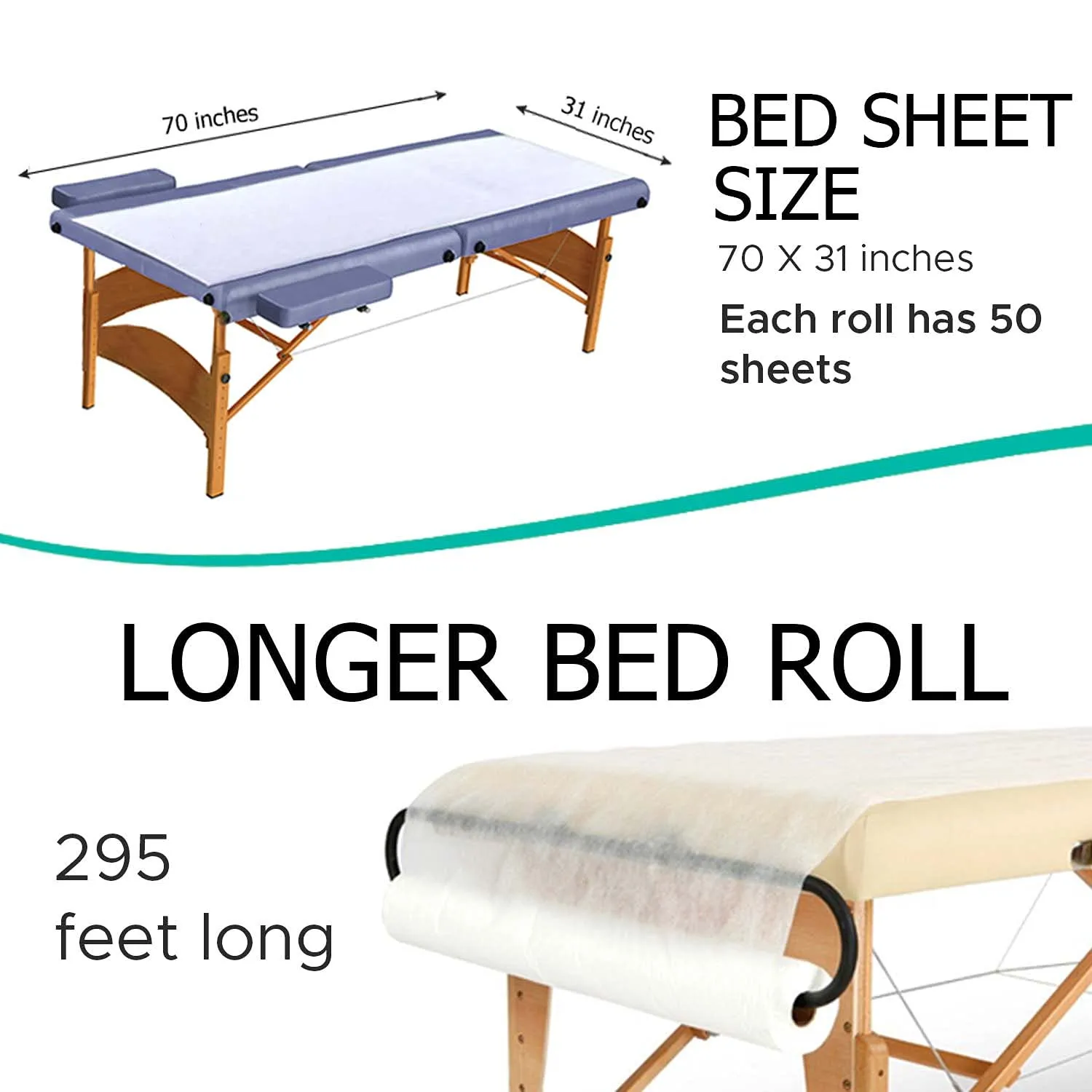 Factory non woven PP fabric 180x 80cm medical disposable bed sheet in roll non woven fabric disposable medical pp bed sheet
