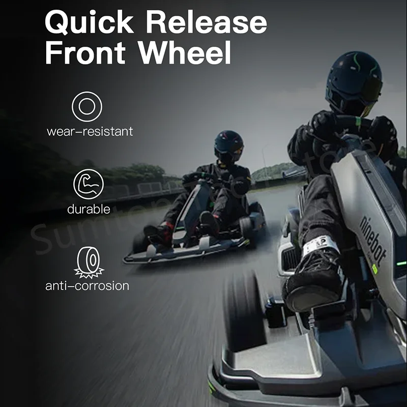 Original Front Wheel Assembly For Ninebot Gokart PRO Go Kart Pro2 Kit Refit Smart MAX Self Balance Scooter Front Tyre Accessory
