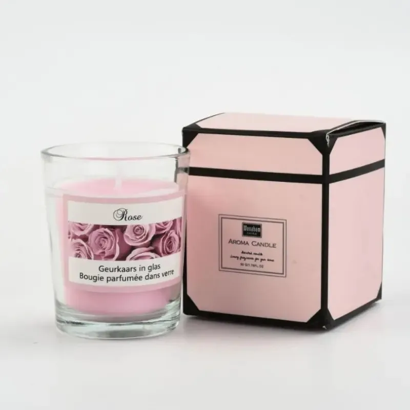 Wholesale Custom Logo Scented Soy Wax Candles New Fragrance Bougies Duftkerze For Christmas Ramadan New Year With Design Options