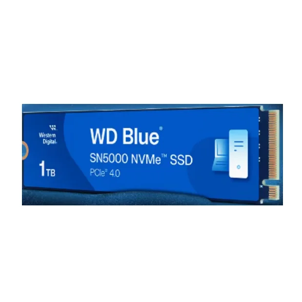 Внутренний твердотельный накопитель 2 ТБ, синий, SN5000 NVMe, 4,0 поколения SSD-PCIe, M.2 2280, до 5150 Мб/с-WDS200T4B0E