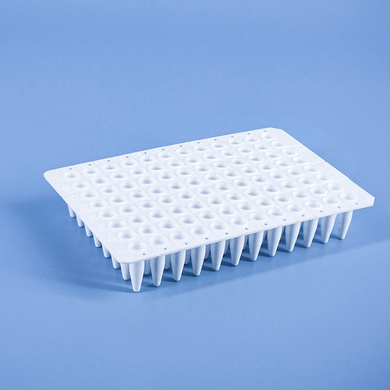 0.2ml White Color 96-Well PCR Plate Non-Skirt Wholesale Disposable Laboratory Consumable  Manufacturer Direct Selling