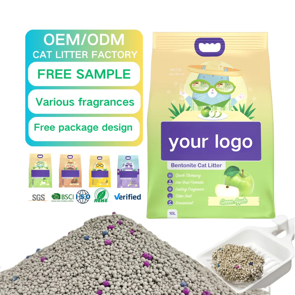 ODM OEM Fast Delivery Bulk Kitty Litter Wholesale Premium Arena Para Gatos Cheap Bentonite Cat Sand