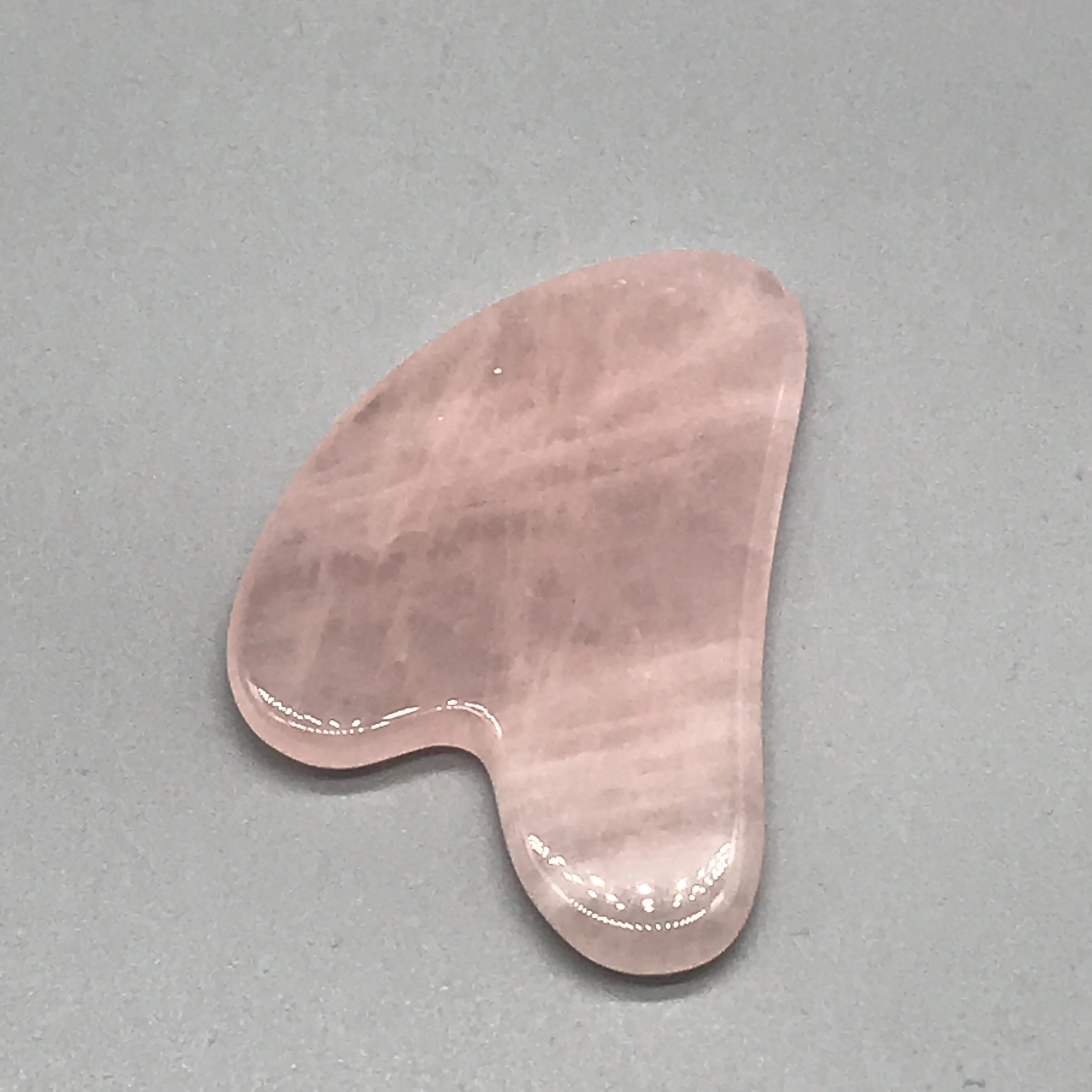 body guasha Stone  3A guasha stone massager heart shape rose quartz gua sha stones