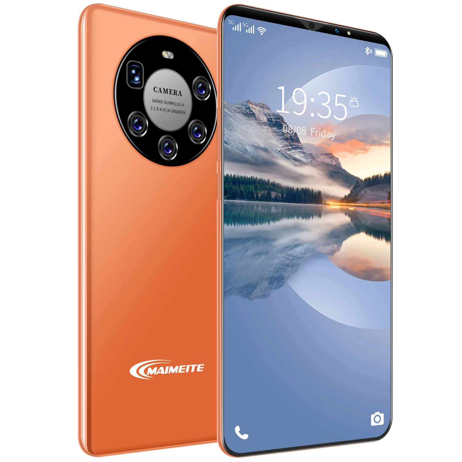 Абсолютно новый 100% оригинальный 5 7-дюймовый сенсорный экран Android phone 6 ГБ + 128 Гб мобильный телефон M40pro 4800 мАч батарея