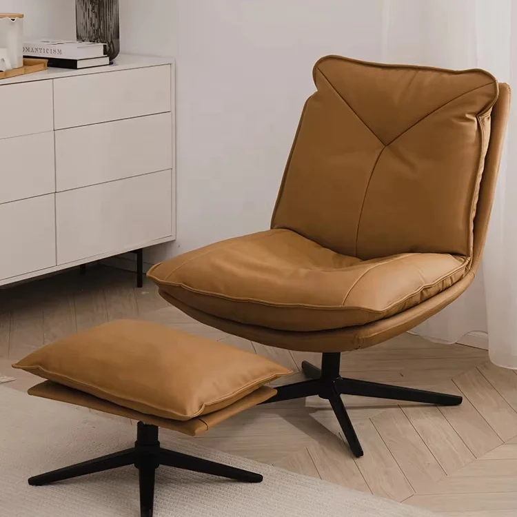 Monico leisure lounge chair, home single person swivel sofa chair, high-end Nordic light luxury living room owner