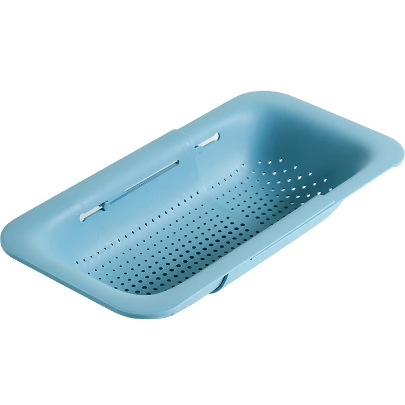 Vegetables And Fruit Drain Storage Basket Water Drying Tools Kitchen Telescopic Sink Drain Rack