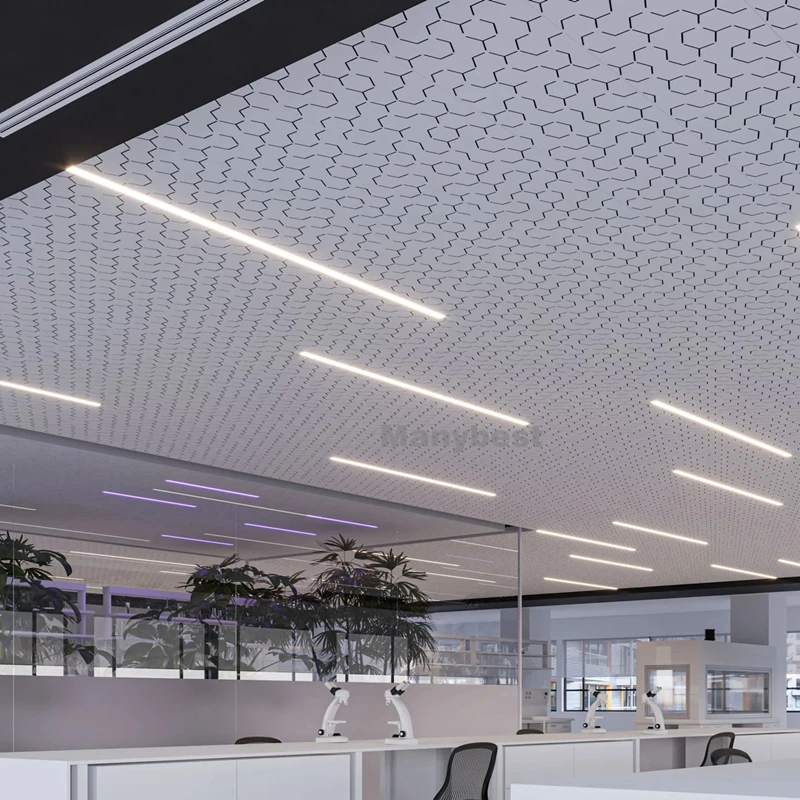 Character Office Decoration Perforated Aluminum Ceiling 3d Aluminum Panel Interior exterior