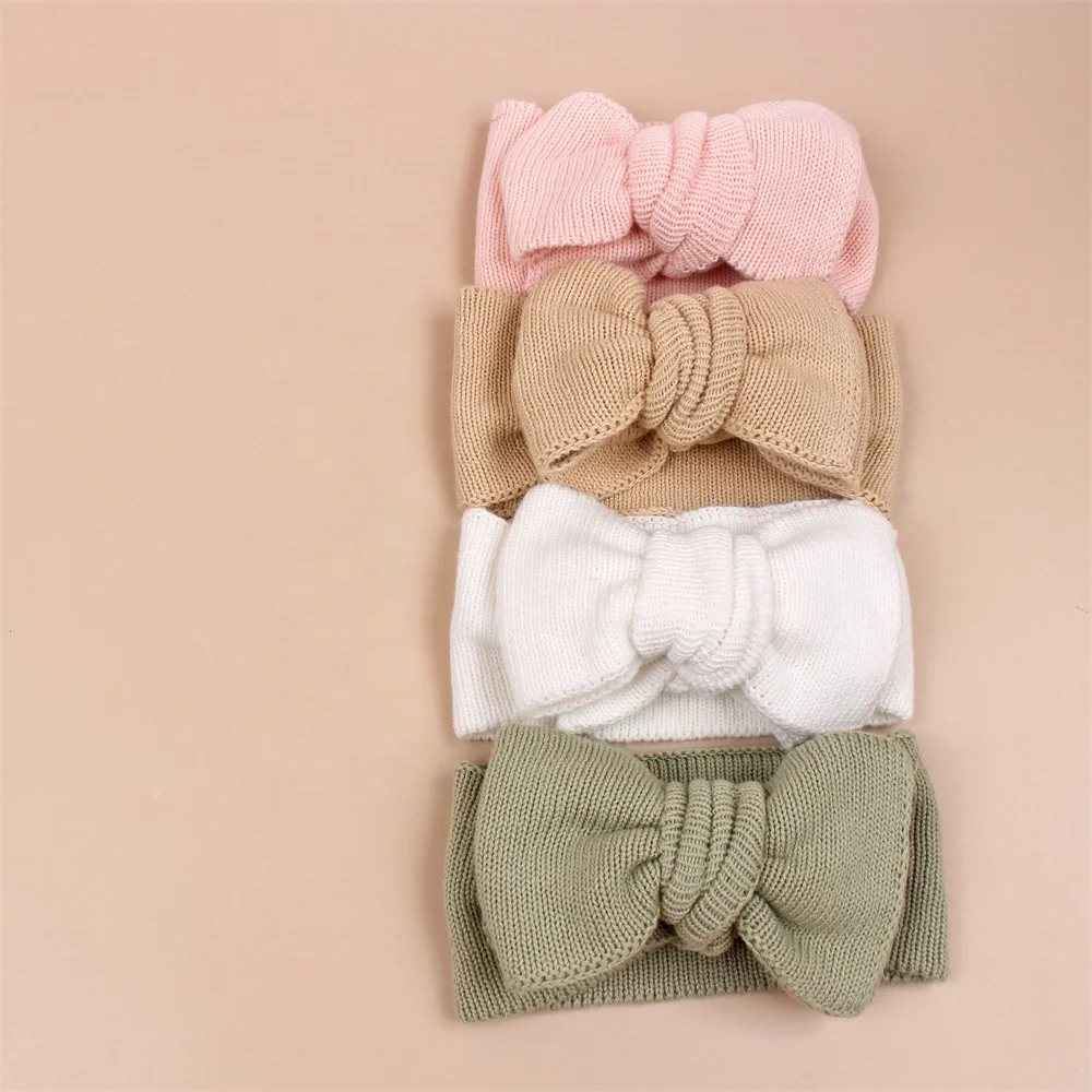 Baby Headband Baby Hair Accessories Headwear Baby Bow for Child Bowknot Turban for Kids Elastic