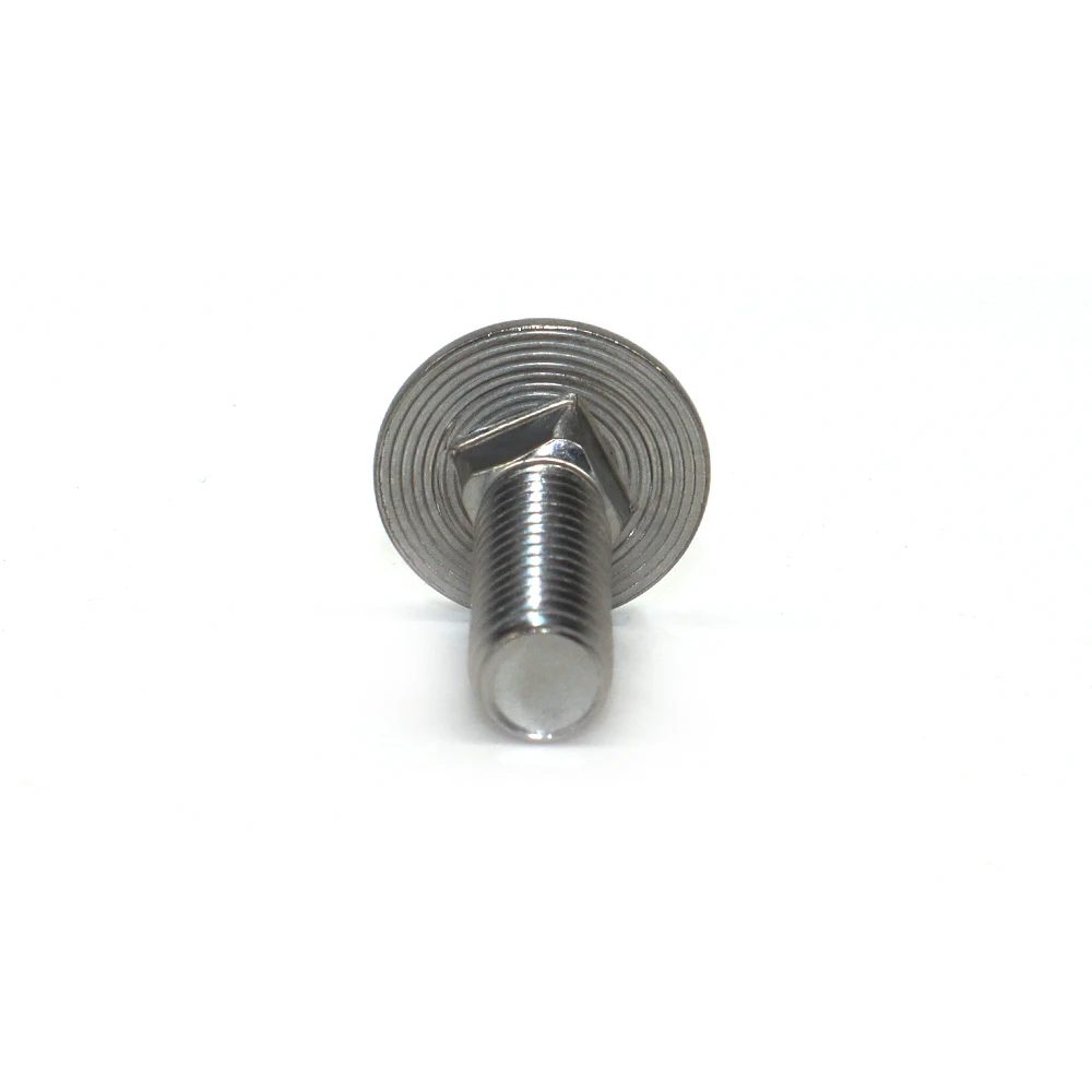 DIN 603 Carriage Binding Truss Head Screw Bolts Mushroom Round Head Square Neck Bolts Stainless Steel Screws