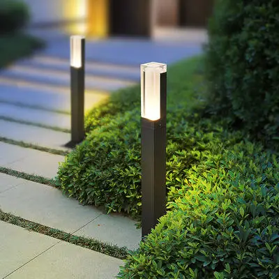 JOJO Garden Lamp Waterproof  Modern LED Lawn Light Decoration Outdoor Yard Garden Bollard Light