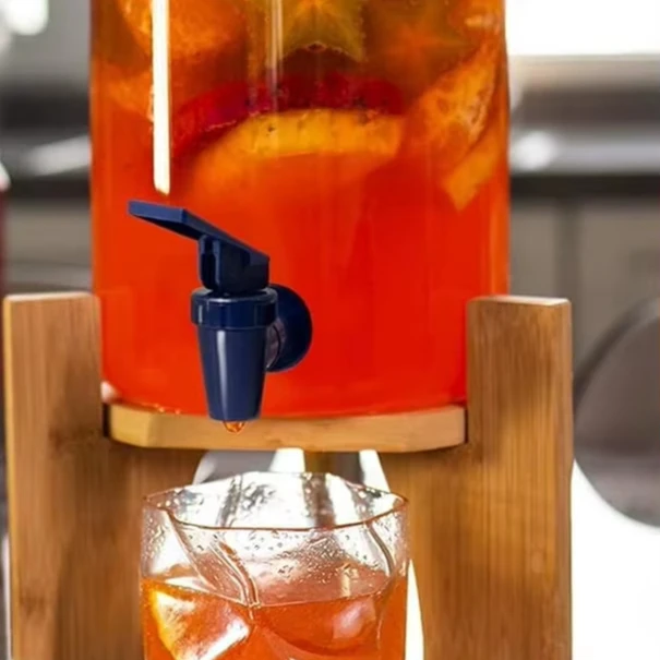 4 Piece Factory low price discount Blue white Plastic Water Dispenser Tap beverage Dispenser Spigot Tap plastic Spigot Spout