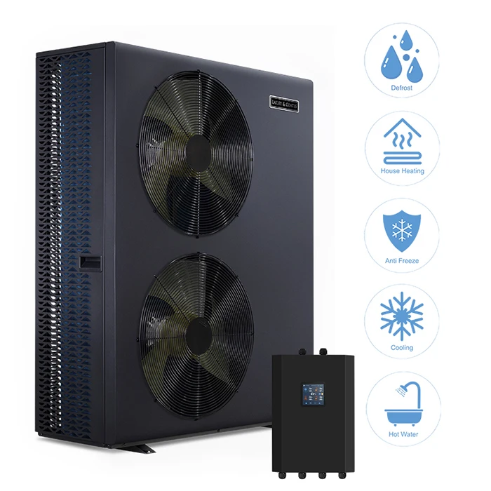 Factory OEM/ODM R32 gas 15KW Split DC inverter style heat pump For Home Heating Cooling Hot Water