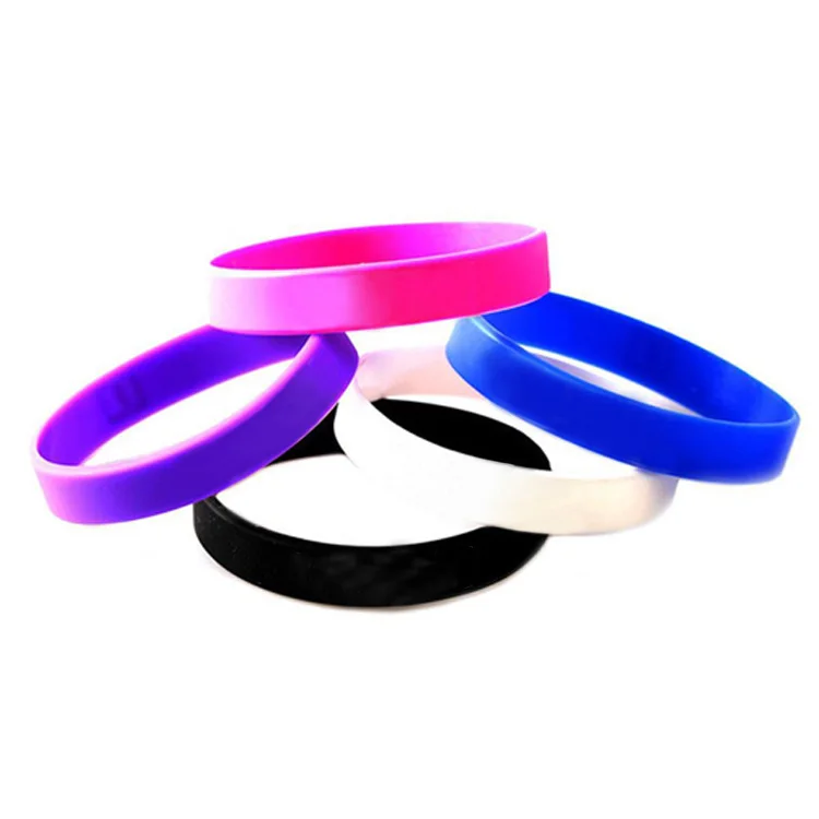 Customized Flag Silicone Rubber Wristband bangle Bracelet Manufacturer Of Silicone Bracelet wristband Custom Your Own Logo