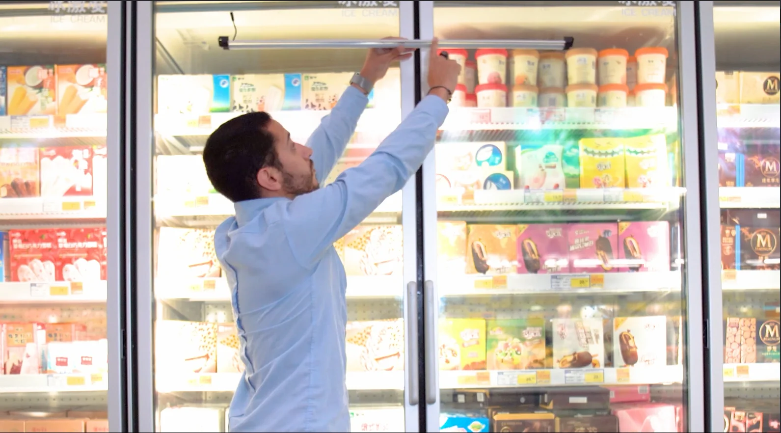 
IP54 Food display versions LED cooler linear lighting fixture for refrigerator led freezer light 