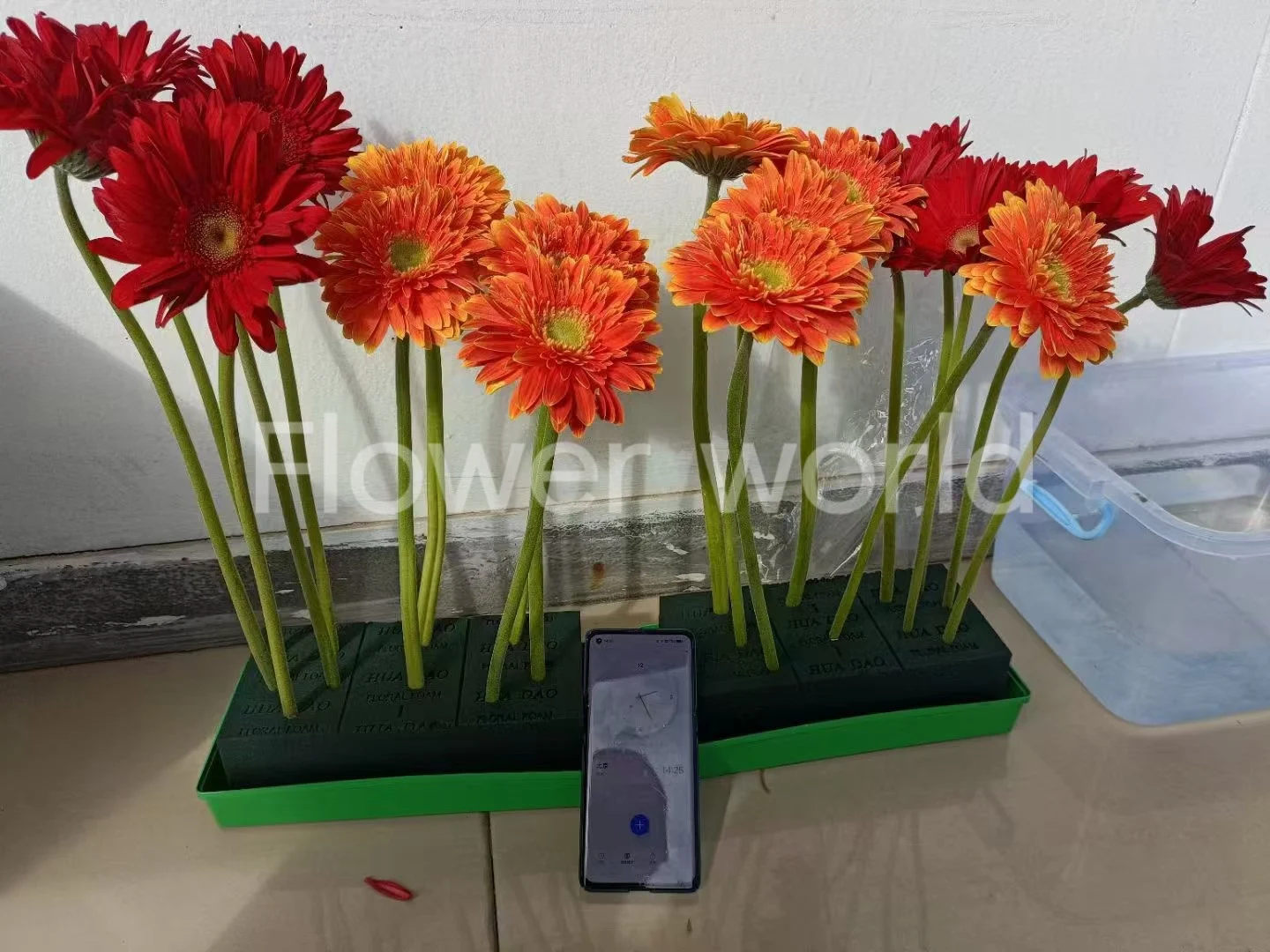 High quality raw material for fresh flower green floral foam flower mud high density flower arrangement mud floral foam