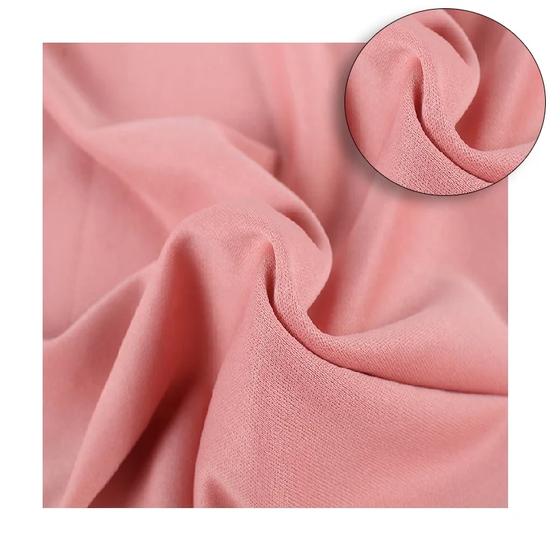 Hot sell dry fit knitted 4 Way Stretch Polyester plain cloth fabrics Interlock Jersey Fabric For Pants Interlock fabric