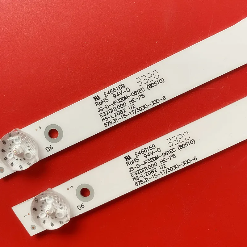 RS-427 Leroy 32L1 light strip JS-D-JP32DM-061EC (80510) E32DM1000 HE-75 Tv Led Strip Backlight