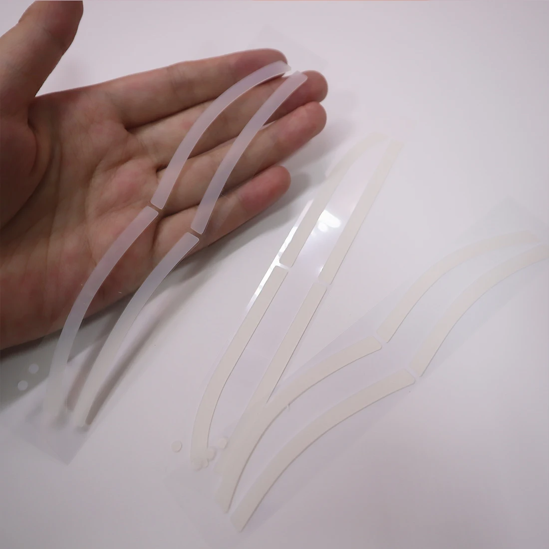 Oem Disposable Silicone Template Tape Airbrush Guide Eyebrow Auxiliary Shaping Stencil Kit Pmu Tattoo Eyebrow Sticker