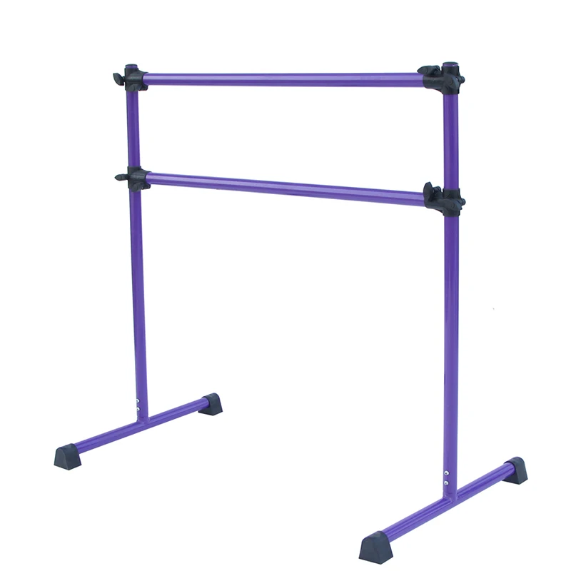 Powder coated gymnastic portable ballet barre dance height adjustable bar for home club trainingtraining