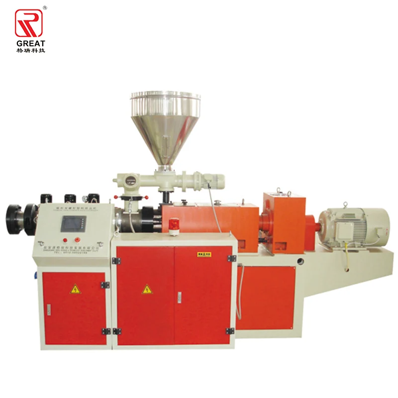 Manufacturer lab twin screwn and barrel extruder machine PVC Plastic Making Lab Extrusion