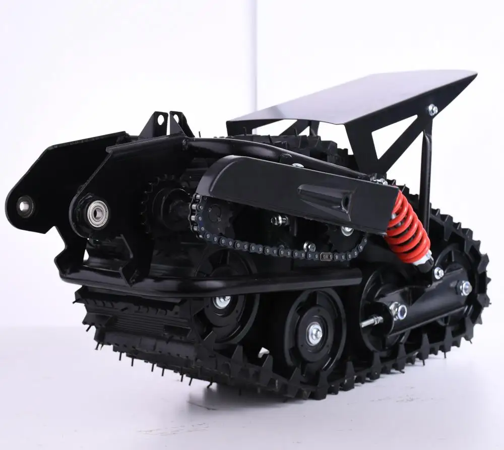 2024 two-wheeled off-road motorcycle accessories dirt bike track wheel assembly rubber track