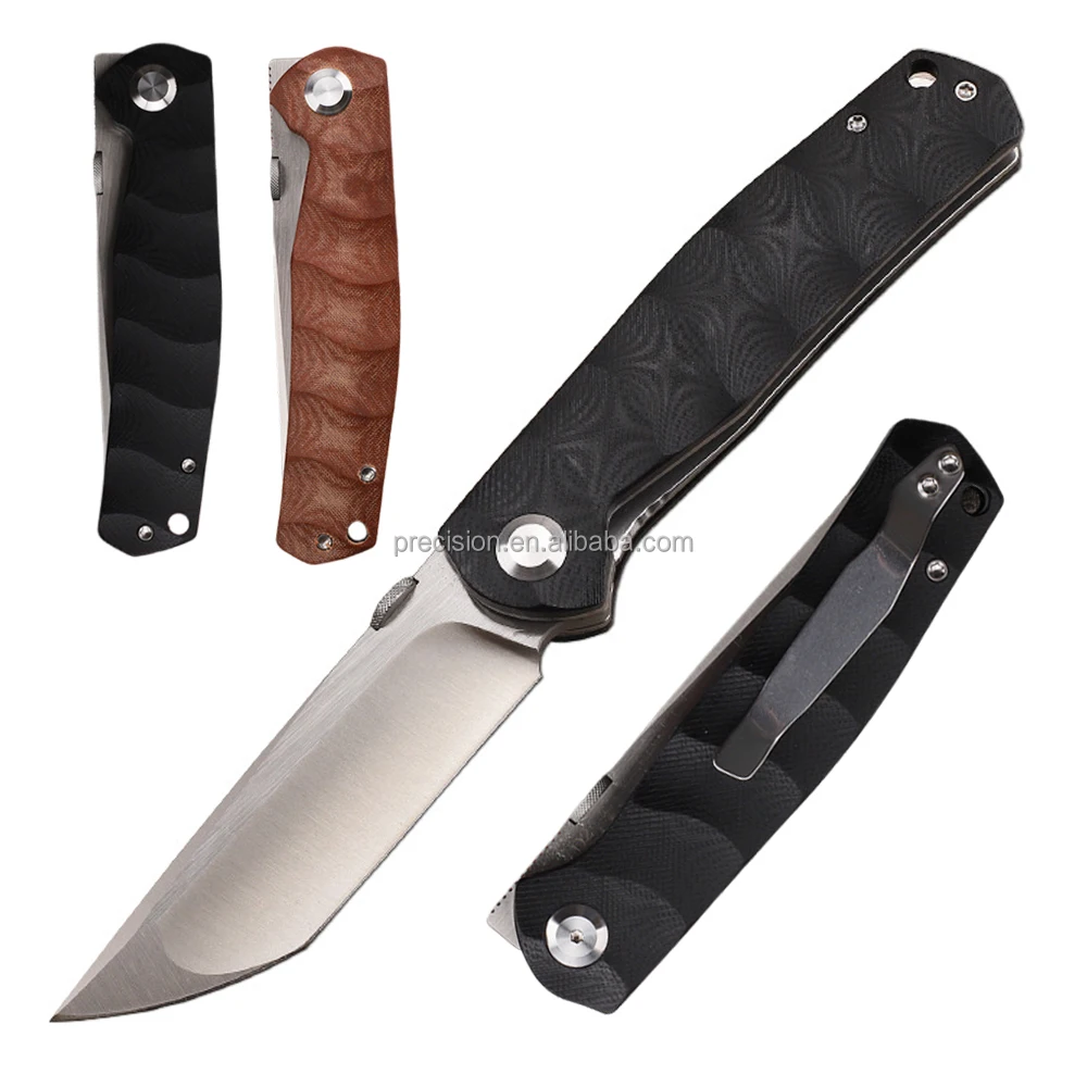 Пользовательские Tanto Blade D2 открытый кемпинг складной нож EDC ножи для выживания тактический с ручкой G10