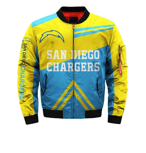 wholesale custom nfl plus size jackets thick quilted jackets autumn winter warm coats women flight bomber jacket