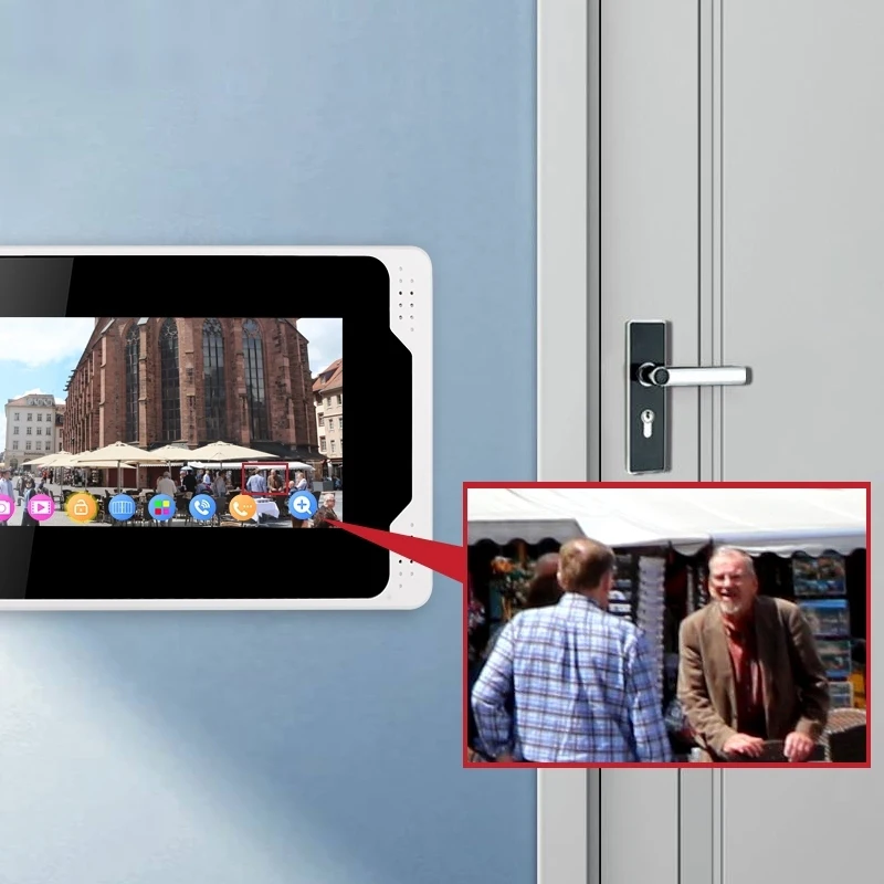 4 провода 1080p hd smart ip интерком Wi-Fi кольцо видео дверной звонок с приложение tuya видео-телефон двери Система внутренней связи ip-телефон