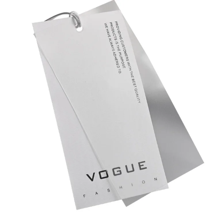 DP087 высококлассные прозрачные пластиковые свисающие бирки дизайн на заказ бумажный логотип пакет ярлык