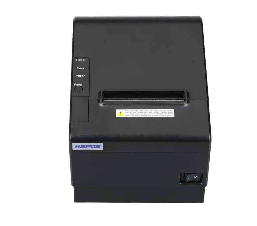 80mm Thermal Printer Support Opos with Beeper POS Receipt Printer 260mm/s Speed for Restaurant