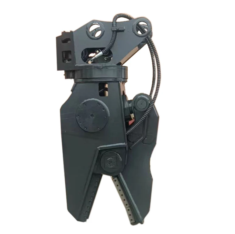 8 ton excavator scrap metal cutter car dismantling hydraulic shear for R80lc7