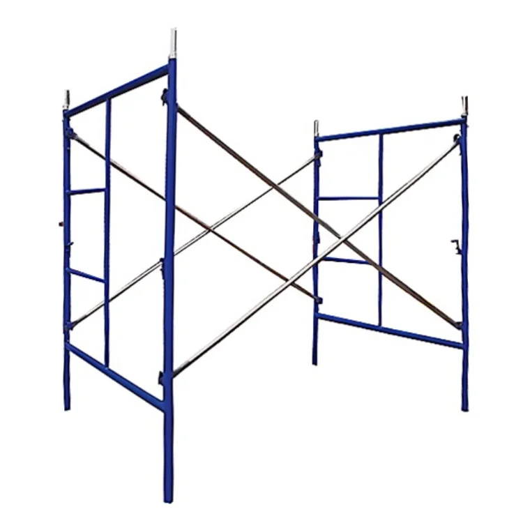 Painted scaffold caster,h frame scaffolding powder coated,step frame scaffolding pin lock 1524x1219mm