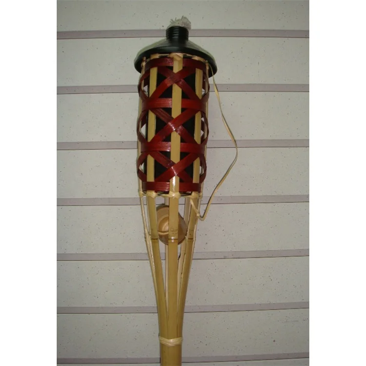 Eco-friendly Bamboo Crafts Decorative Festival Bamboo Tiki Torches