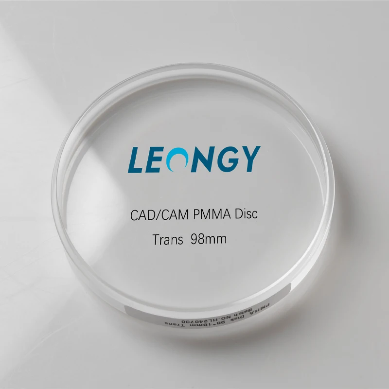 Leongy Dental PMMA Block Clear Acetal Disc Acrylic Resin For Dentures