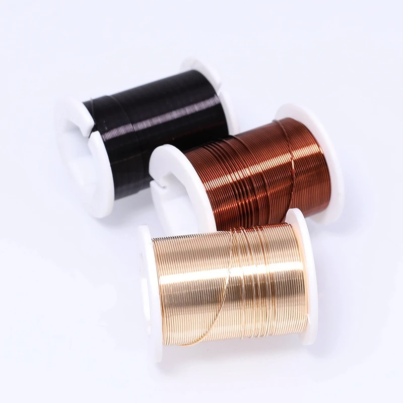 Enameled Copper 30 Swg Enameled Copper Wire Coated  20 AWG  Cca Enamel Wire Aluminium Clad Copper Wire/