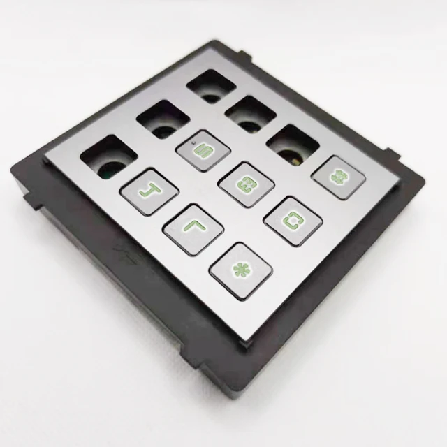 Keypads no electric conduction no character