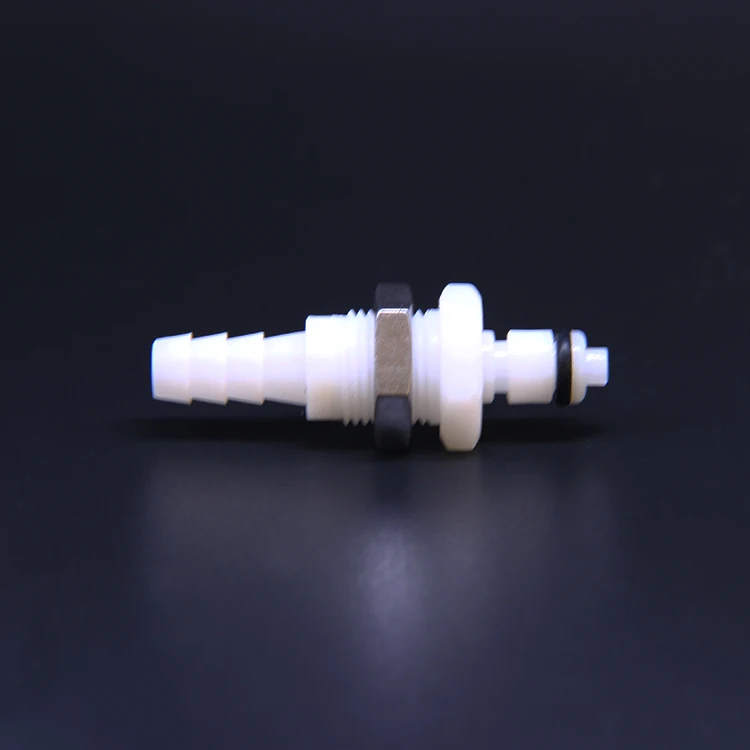 Пластиковое Быстроразъемное соединение «папа» 1/4 дюйма, крепление панели для отключения без отключения