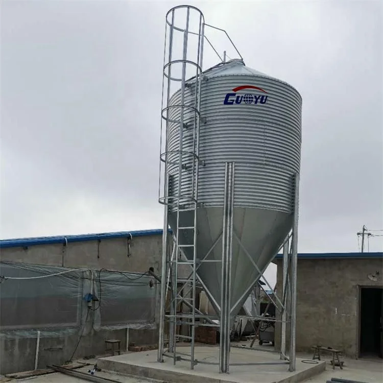 Poultry feeding system chicken feed 33.5T silo price