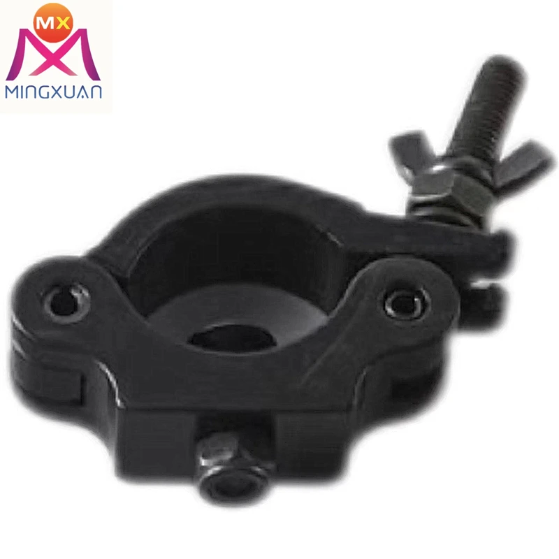 30mm Width Black Aluminum Heavy Duty Half Coupler Truss Light Clamp Tube Truss Hook