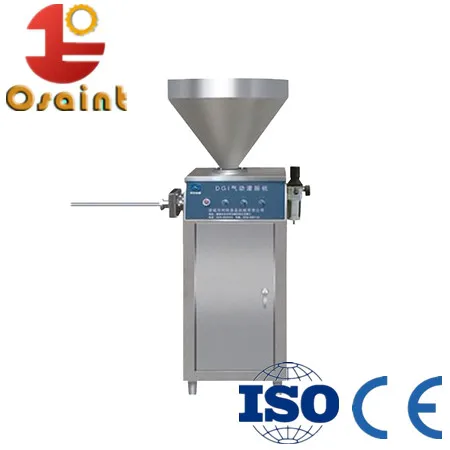 Sausage production line cutter/ filler and tying machine for making bologna/hot dog