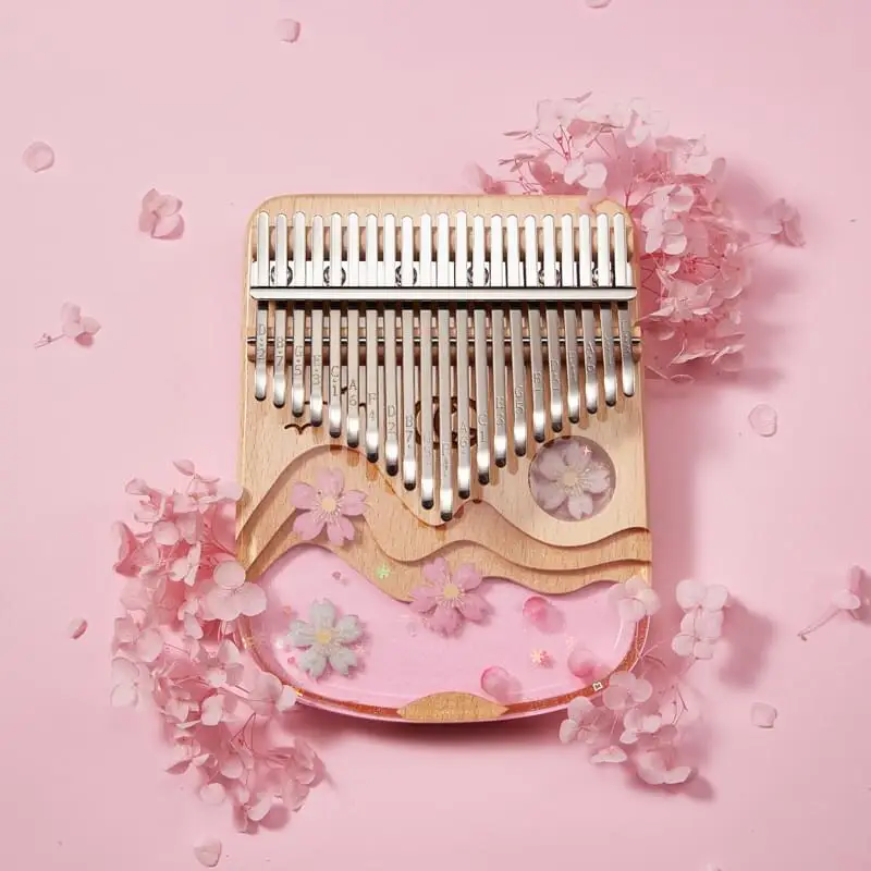 cega outdoor musical instrument resin kalimba thumb piano 17 keys