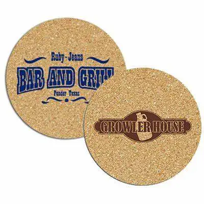 Wholesale Laminated Round Coffee Sublimation Blanks Coasters For Drink Cup Mat Custom Cork Coaster cork mat