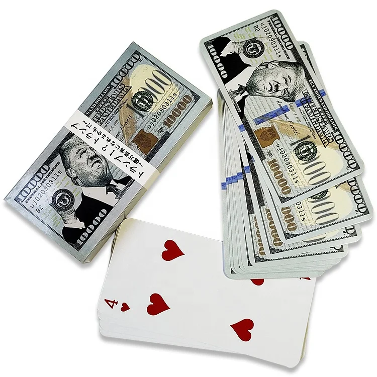 Custom jumbo text size playing cards