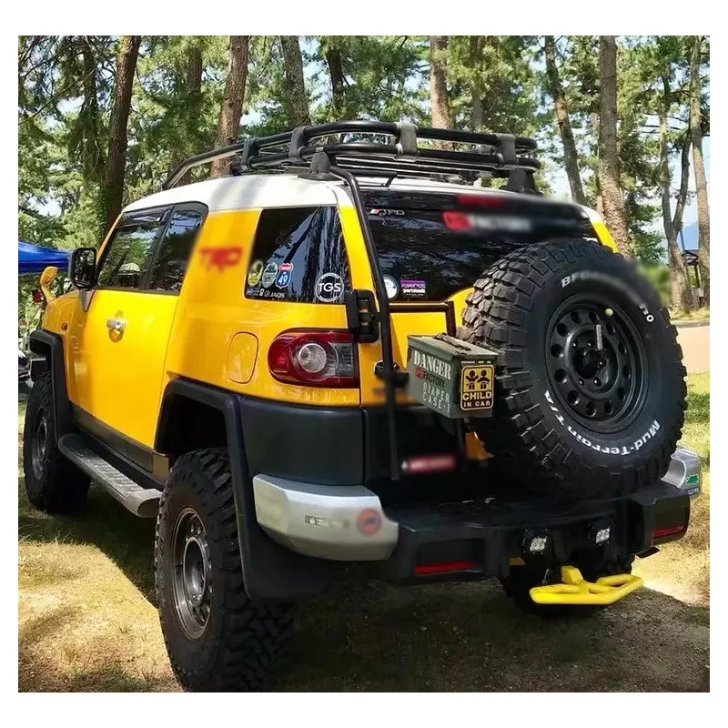 Factory Products Accessories Off road Parts Aluminum Alloy Car Ladder for Fj Cruiser 2007-2021